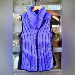 Calvin Klein Performance Quilted Puffer Vest - Purple - Small - EUC